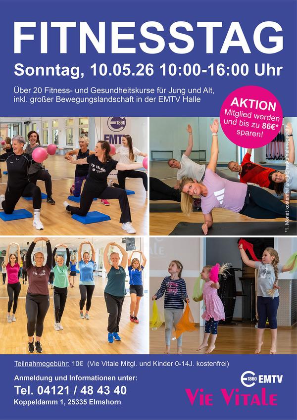 Vie Vitale Fitness Studio Elmshorn Fitnesstag; Kurse; Gesundheit